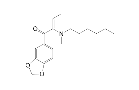 N-Hexylbutylone-A (-H2O)