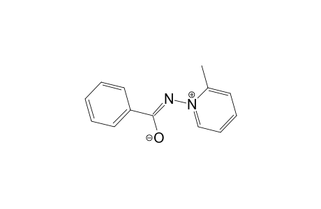 Pyridinium, 1-[(hydroxyphenylmethylene)amino]-2-methyl-, hydroxide, inner salt