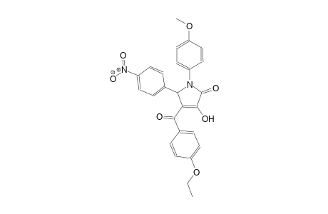 4-(4-ethoxybenzoyl)-3-hydroxy-1-(4-methoxyphenyl)-5-(4-nitrophenyl)-1,5-dihydro-2H-pyrrol-2-one
