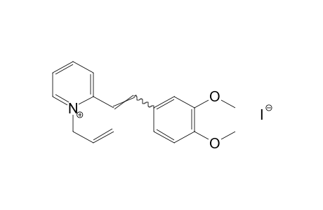 1-allyl-2-(3,4-dimethoxystyryl)pyridinium iodide