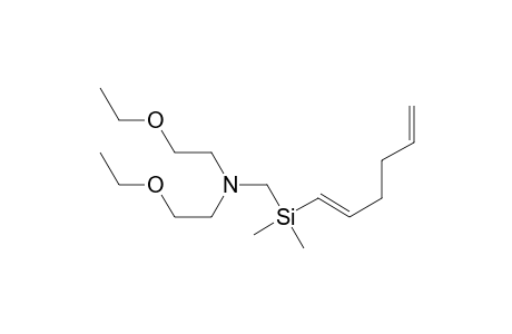 Ethanamine, 2-ethoxy-N-(2-ethoxyethyl)-N-[(1,5-hexadienyldimethylsilyl)methyl]-, (E)-
