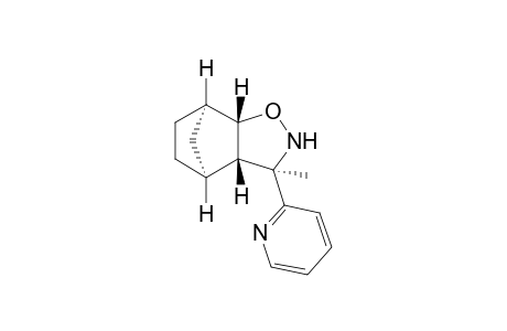 (3R*,3aS*,4S*,7R*,7aS*)-3-Methyl-3-(2-pyridyl)perhydro-4,7-methano-1,2-benzisoxazole