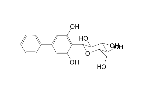 2-(2,6-dihydroxy-4-phenyl-phenyl)-6-(hydroxymethyl)tetrahydropyran-3,4,5-triol