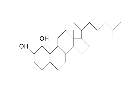 5a-Cholestane-1a,2b-diol