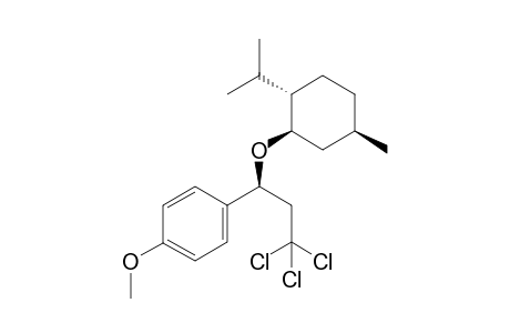 1-methoxy-4-[(1S)-3,3,3-trichloro-1-[(1R,2S,5R)-2-isopropyl-5-methyl-cyclohexoxy]propyl]benzene