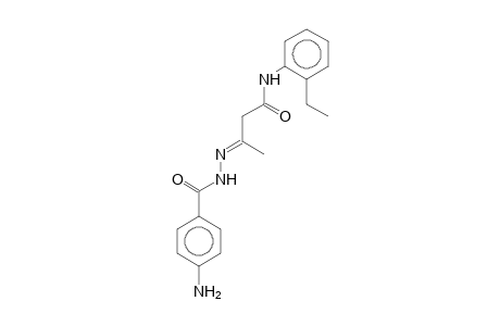 3-[(4-Aminobenzoyl)hydrazono]-N-(2-ethylphenyl)butyramide