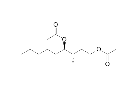 (+)-(3S,4R)-1,4-Dihydroxy-3-methylnonane diacetate