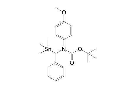 N-(4-methoxyphenyl)-N-[(S)-phenyl(trimethylstannyl)methyl]carbamic acid tert-butyl ester