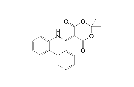 2,2-Dimethyl-5-[(biphenyl-2-ylamino)methylene]-1,3-dioxane-4,6-dione