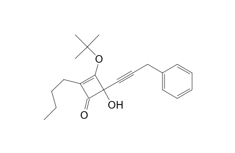 3-tert-Butoxy-2-n-butyl-4-hydroxy-4-(3-phenylprop-1-ynyl)cyclobut-2-en-1-one
