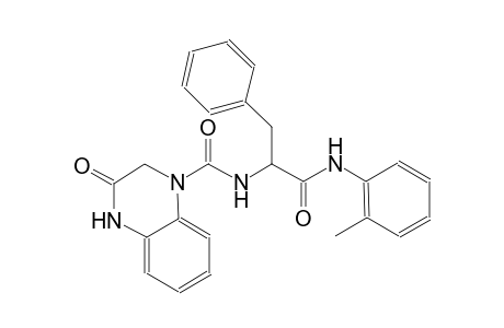 1(2H)-quinoxalinecarboxamide, 3,4-dihydro-N-[(1S)-2-[(2-methylphenyl)amino]-2-oxo-1-(phenylmethyl)ethyl]-3-oxo-