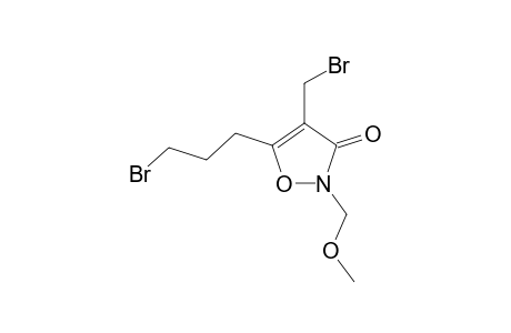 4-BROMOMETHYL-5-(3-BROMOPROPYL)-2-METHOXYMETHYL-2,3-DIHYDRO-ISOXAZOL-3-ONE