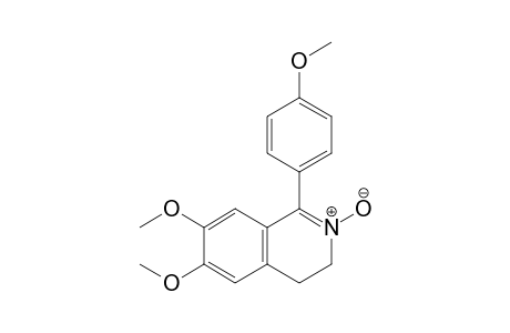 6,7-Dimethoxy-1-(p-methoxyphenyl)-3,4-dihydroisoquinoline - N-Oxide