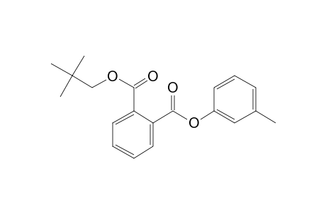 Phthalic acid, 3-methylphenyl neopentyl ester
