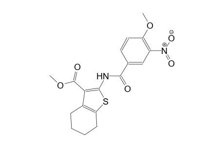 methyl 2-[(4-methoxy-3-nitrobenzoyl)amino]-4,5,6,7-tetrahydro-1-benzothiophene-3-carboxylate