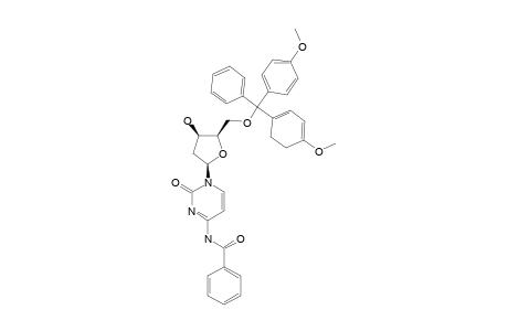 N4-BENZOYL-1-[BETA-D-THREO-PENTOFURANOSYL-5-O-(4,4'-DIMETHOXYTRIPHENYLMETHYL)-BETA-D-THREO-PENTOFURANOSYL]-CYTOSINE