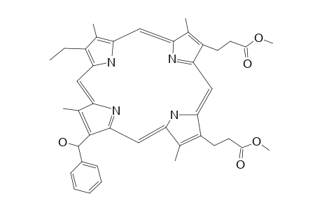 2(4)-ETHYL-4(2)-(1-HYDROXYBENZYL)-DEUTEROPORPHYRIN-DIMETHYLESTER