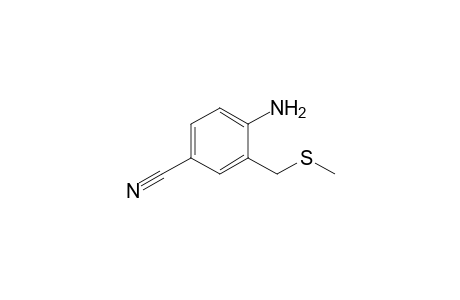 4-Amino-3-[(methylthio)methyl]benzonitrile