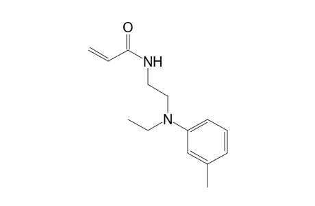 2-Propenamide, N-[2-[ethyl(3-methylphenyl)amino]ethyl]-