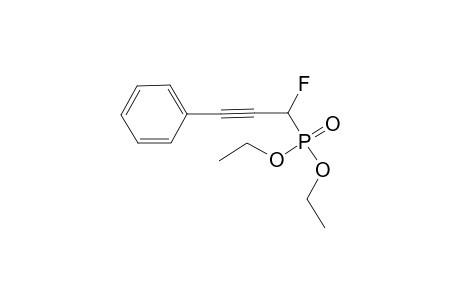 Diethyl 1fouoro-3-phenyl-2-propynephosphate
