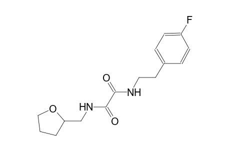 N~1~-[2-(4-fluorophenyl)ethyl]-N~2~-(tetrahydro-2-furanylmethyl)ethanediamide