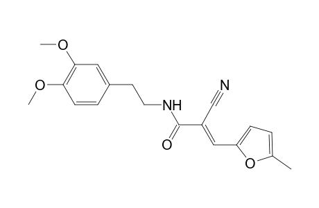 (E)-2-cyano-N-homoveratryl-3-(5-methyl-2-furyl)acrylamide