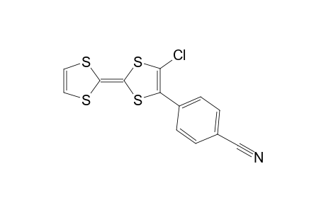 4-(5-Chloro-Tetrathiafulvalene-4-yl)benzonitrile