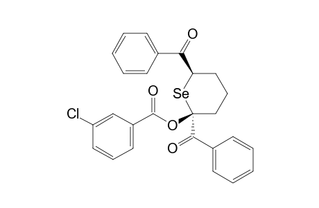 (2R,6R)-2,6-Dibenzoyl-2-(m-chlorobenzoyloxy)selenane
