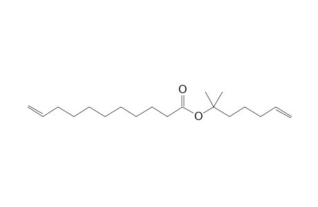 2-Methylhept-6-en-2-yl undec-10-enoate