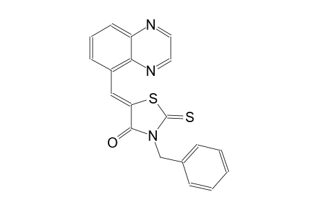 4-thiazolidinone, 3-(phenylmethyl)-5-(5-quinoxalinylmethylene)-2-thioxo-, (5Z)-