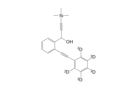 1-[2-(d5-Phenylethynyl)phenyl]-3-trimethylsilyl-2-propyn-1-ol
