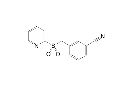 Benzonitrile, 3-(2-pyridylsulfonylmethyl)-