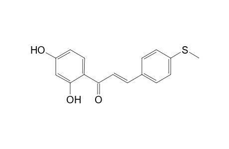 1-(2, 4-Dihydroxy-phenyl)-3-(4-methylthio-phenyl)-propene-l-one