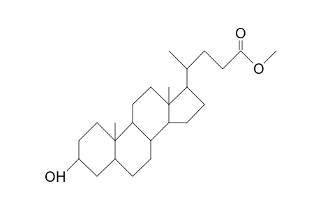(3a,5B)-Lithocholic acid, methyl ester