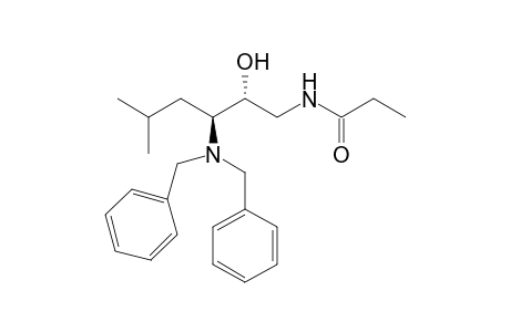(2R,3S)-N-(3-Dibenzylamino-2-hydroxy-5-methylhexyl)propionamide