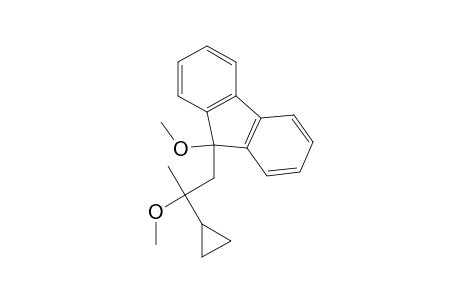 9H-Fluorene, 9-(2-cyclopropyl-2-methoxypropyl)-9-methoxy-