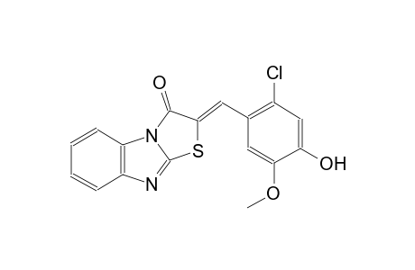 thiazolo[3,2-a]benzimidazol-3(2H)-one, 2-[(2-chloro-4-hydroxy-5-methoxyphenyl)methylene]-, (2Z)-