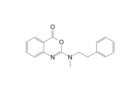 2-[N-METHYL-N-(2-PHENYLETHYL)-AMINO]-4H-3,1-BENZOXAZIN-4-ONE