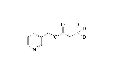 3-pyridylmethyl 3,3,3-trideuteriopropanoate
