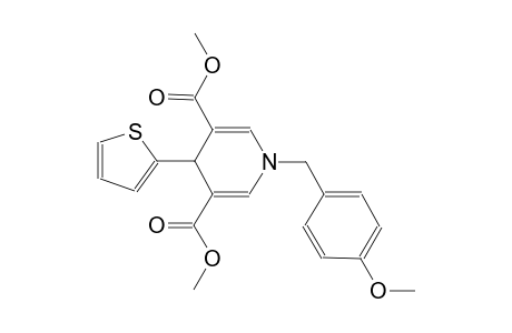 3,5-pyridinedicarboxylic acid, 1,4-dihydro-1-[(4-methoxyphenyl)methyl]-4-(2-thienyl)-, dimethyl ester