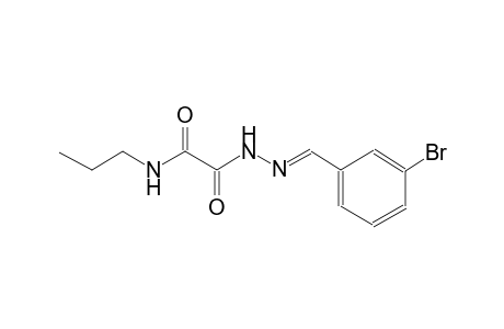 2-[(2E)-2-(3-Bromobenzylidene)hydrazino]-2-oxo-n-propylacetamide