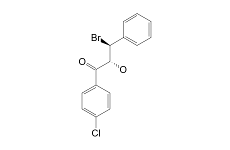 THREO-3-BrOMO-1-(4-CHLORO-PHENYL)-2-HYDROXY-3-PHENYL-PROPAN-1-ONE