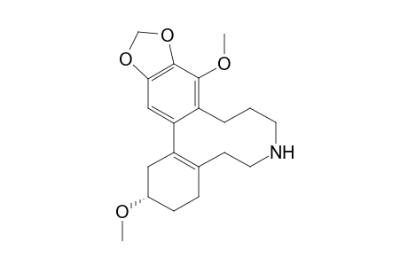 2,11-Dimethoxy-1,2,3,4,5,6,7,8,9,10-decahydro-7-azabenzo[1,3]benzodioxocyclodecene
