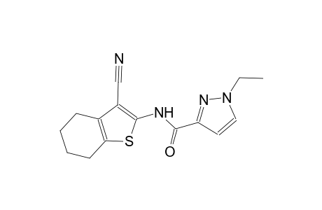 N-(3-cyano-4,5,6,7-tetrahydro-1-benzothien-2-yl)-1-ethyl-1H-pyrazole-3-carboxamide