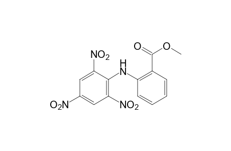 N-picrylanthranilic acid, methyl ester