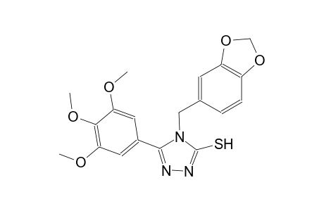 4H-1,2,4-triazole-3-thiol, 4-(1,3-benzodioxol-5-ylmethyl)-5-(3,4,5-trimethoxyphenyl)-