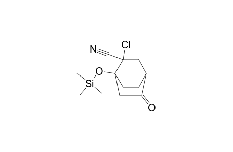 2-Chloro-5-oxo-1-trimethylsilyloxybicyclo[2.2.2]octane-2-car-bonitrile