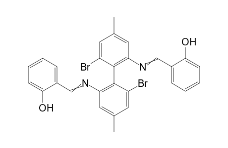 2,2'-Bis(salicylideneamino)-4,4'-dimethyl-6,6'-dibromo-1,1'-biphenyl
