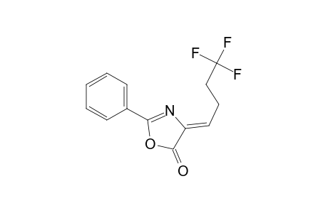 5(4H)-Oxazolone, 2-phenyl-4-(4,4,4-trifluorobutylidene)-, (Z)-