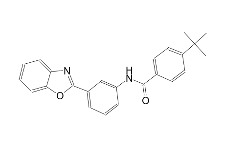 benzamide, N-[3-(2-benzoxazolyl)phenyl]-4-(1,1-dimethylethyl)-